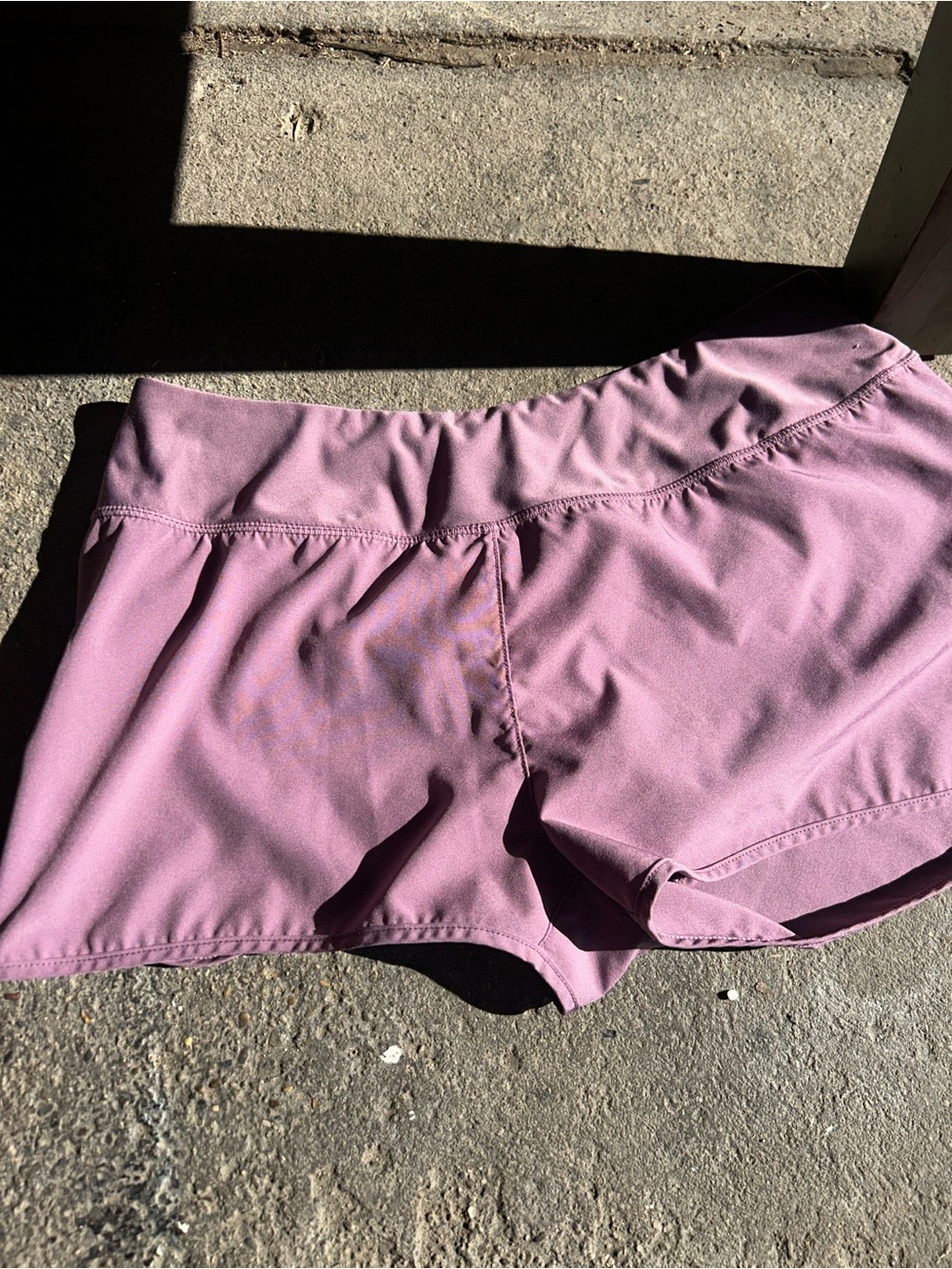 MPG Womens Athletic Shorts in Dusty Mauve